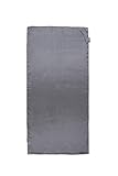 Lifeventure (Grey Silk Sleeping Bag Liner, Mummy Shape, Unisex-Adult, One Size