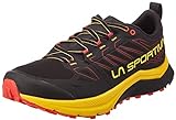 La Sportiva Jackal, Zapatillas de Trail Running Hombre, Black Yellow, 45.5 EU