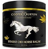 CBD Bálsamo para caballos Pomada para caballos | Gel de masaje Pomada de hierbas con extractos de hierbas naturales y eficaces y aceites esenciales | CBD Cooling Balm - COOPER & BURTON 500 ml