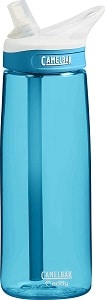 botella plástica de hidratación para trekking