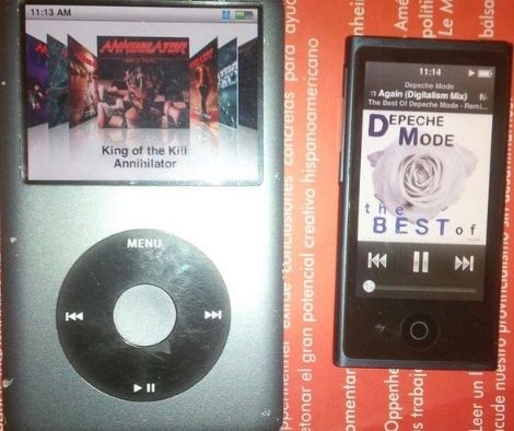 iPod. musica para senderismo