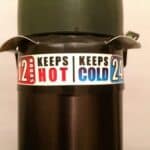 travel mug thermos easy drink: hasta 12 hora mantiene los líquidos calientes