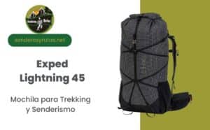 ¡Explora la naturaleza con toda facilidad! ¡Hazte hoy mismo con tu mochila de senderismo Exped Lightning 45 y embárcate en tu próxima gran aventura!