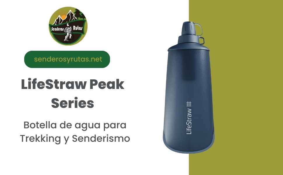 ¡Aligera tu carga con la botella de agua para senderismo LifeStraw Peak Series! Mantente hidratado. ¡Cómprala ahora para contar con agua limpia y segura!