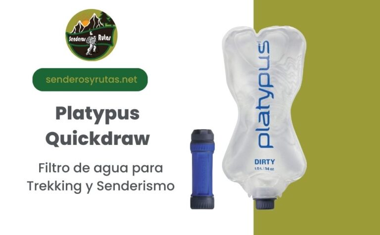 Platypus Quickdraw Filtro de agua para Trekking y Senderismo