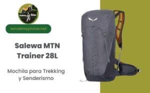 ¡Vive la aventura de senderismo definitiva con la mochila de montaña Salewa MTN Trainer 28L! Hazte con la tuya ahora y conquista cualquier sendero.