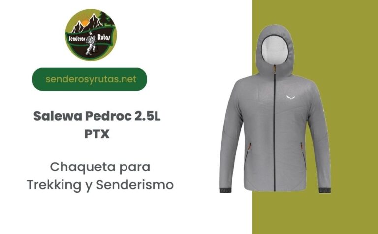 ¡Experimenta la máxima comodidad al aire libre! Compra hoy mismo tu chaqueta de senderismo Salewa Pedroc 2.5L PTX y conquista cualquier clima. 🔥